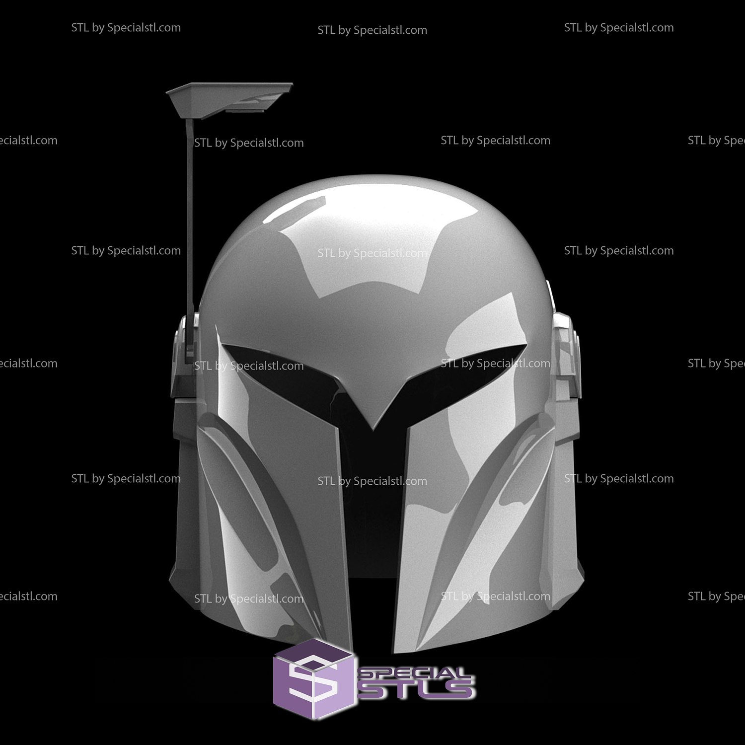 cosplay stl files bo katan helmet 3d print 3D print model - Mito3D