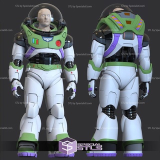 cosplay stl archivos zumbido año luz armadura película versión 3d print model - Mito3D