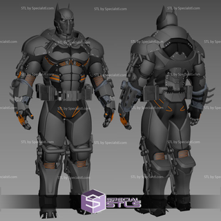 cosplay stl arquivos frio coração Arkham origens batman 3d print model - Mito3D