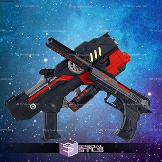 cosplay stl files comic star lord guns 3d print wearable 3d print model - Mito3D