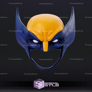 cosplay stl files comic wolverine mask wearable 3d print 3d print model - Mito3D
