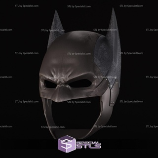 cosplay stl files concept batman mask 3d print wearable 3d print model - Mito3D