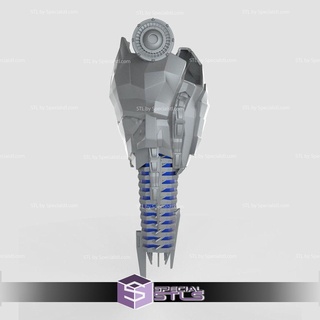 cosplay stl File cyborg braccio cannone dc 3d Stampa 3d print model - Mito3D