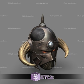 cosplay stl files death dealer helmet 3d print wearable 3d print model - Mito3D