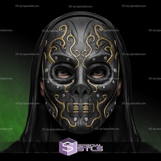 cosplay stl files death eater mask 3d print wearable 3d print model - Mito3D