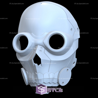 cosplay stl files death gun mask 3d print model - Mito3D
