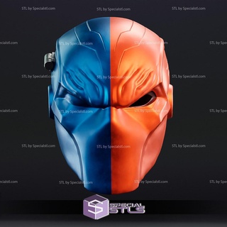 cosplay stl files deathstoke helmet 3d print wearable 3d print model - Mito3D