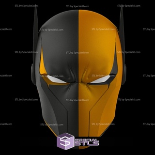 cosplay stl archivos golpe mortal Triturar batman casco 3d impresión 3d print model - Mito3D
