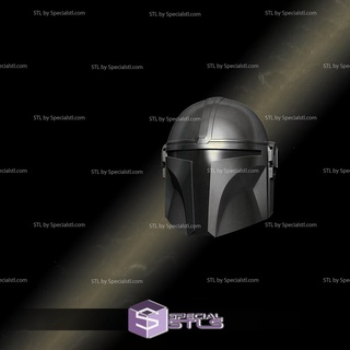 cosplay stl arquivos estrondo djarin capacete mandaloriano vestível 3d impressão 3d print model - Mito3D