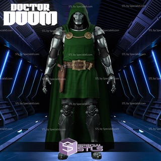 cosplay stl files dr doom armor 3d print wearable 3d print model - Mito3D