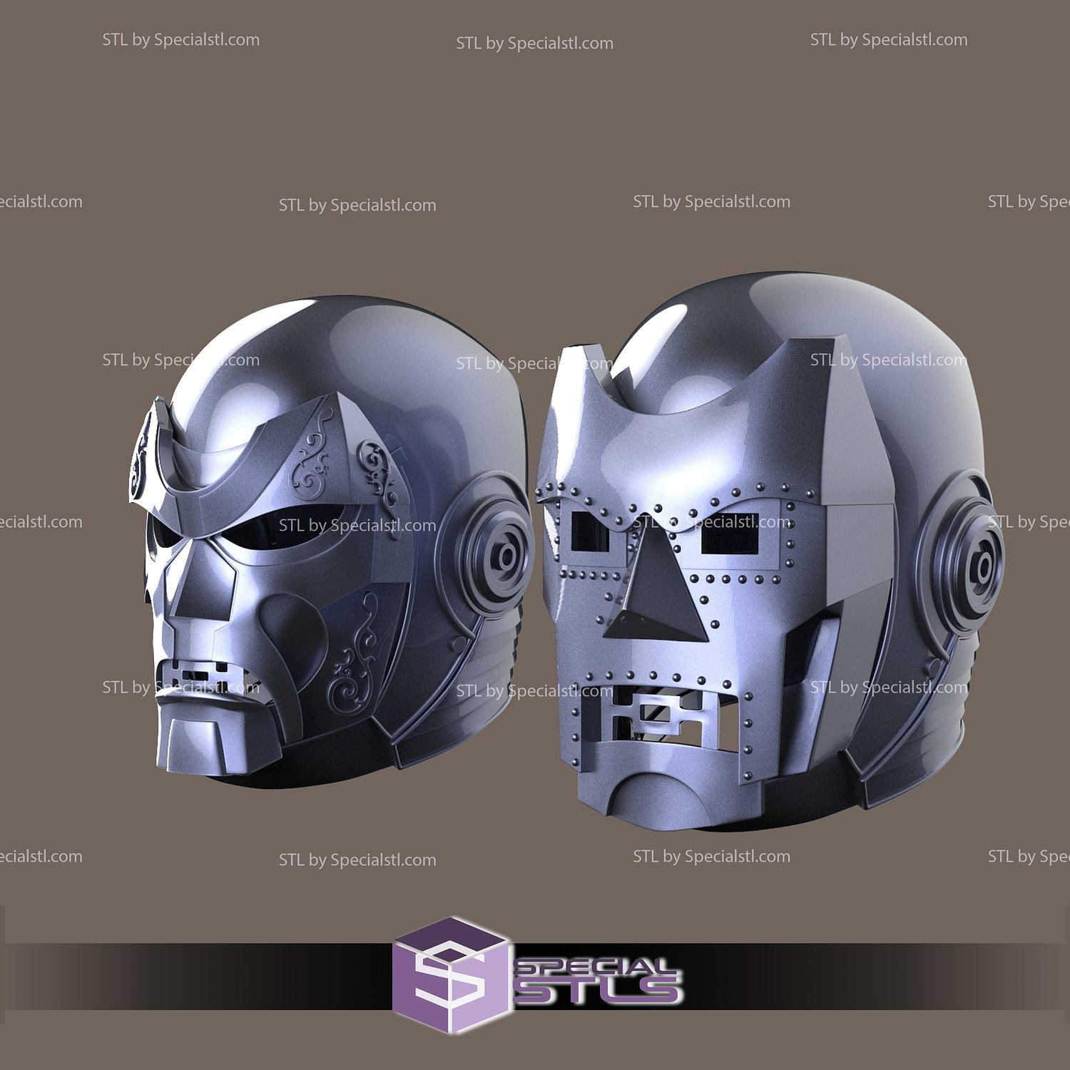 Cosplay stl Dateien dr Untergang Helm v2 3d drucken tragbar 3D print model - Mito3D