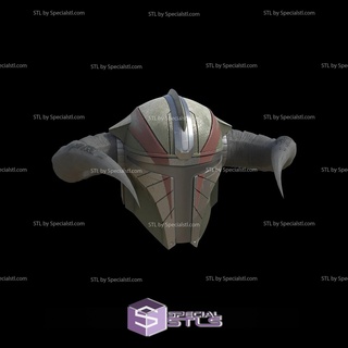 cosplay stl arquivos Dragão mando capacete vestível 3d print model - Mito3D