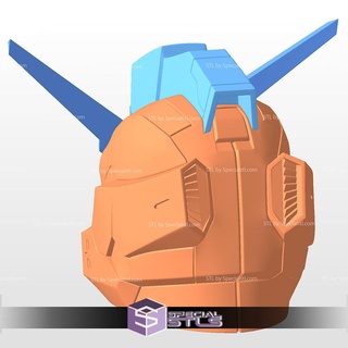 cosplay stl archivos duelo gundam asalto sudario casco 3d print model - Mito3D
