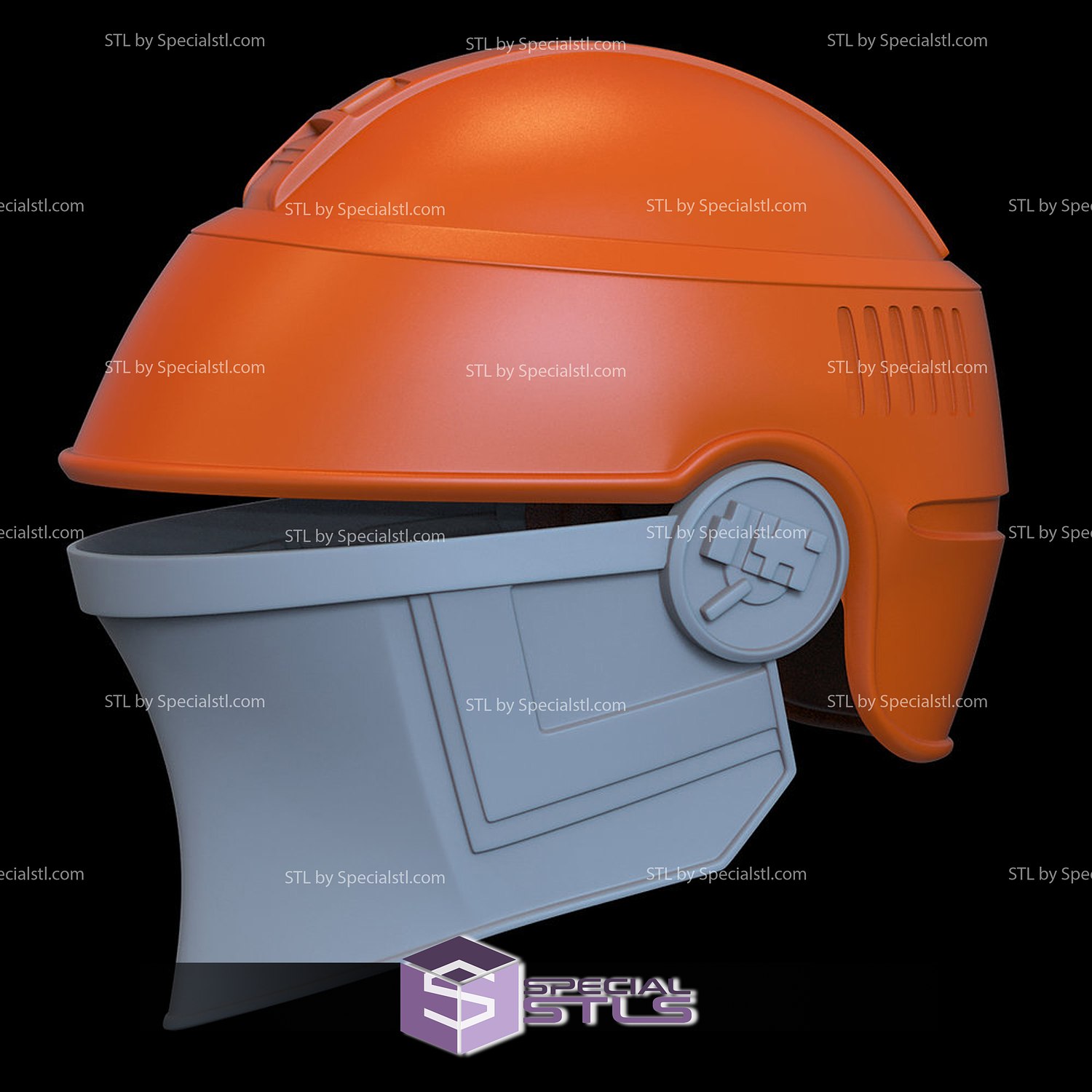 cosplay stl archivos fennec shand casco estrella guerras 3D print model - Mito3D