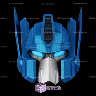 cosplay stl files g1 optimus prime helmet 3d print wearable 3d print model - Mito3D