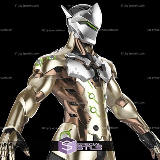 cosplay stl files genji overwatch full body armor 3d print model - Mito3D