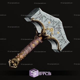 cosplay stl File Dio guerra thor martello 3d Stampa indossabile 3d print model - Mito3D