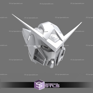 cosplay stl archivos gundam exia casco 3d impresión usable 3d print model - Mito3D