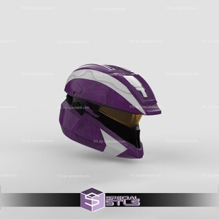 cosplay stl files halo 4 scout helmet 3d print wearable 3d print model - Mito3D