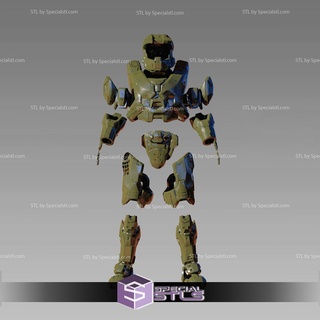 cosplay stl files halo 5 mk6 suit armor 3d print wearable 3d print model - Mito3D