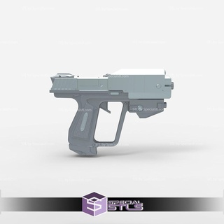 cosplay stl dossiers Halo m6g magnum 3d print model - Mito3D