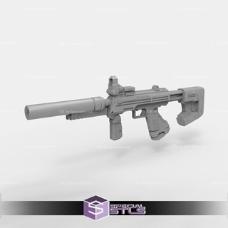 cosplay stl files halo m7 smg 3d print wearable 3d print model - Mito3D