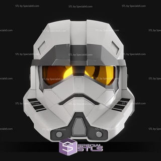 cosplay stl files halo stormtrooper helmet 3d print wearable 3d print model - Mito3D