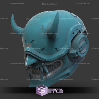 cosplay stl archivos aureola yokai casco 3d impresión usable 3d print model - Mito3D