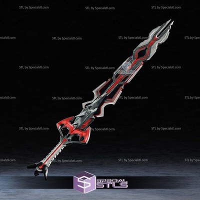 cosplay stl files hellbat batman sword specialstl 3d print model - Mito3D