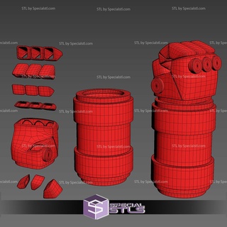 Cosplay stl Dateien Höllenjunge Stulpe 3d print model - Mito3D