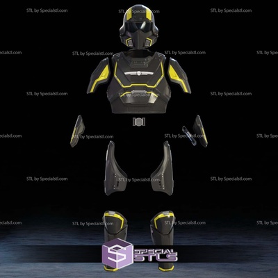 cosplay stl dossiers plongeurs 39 enfer 2 bo 01 armure specialstl 3d print model - Mito3D
