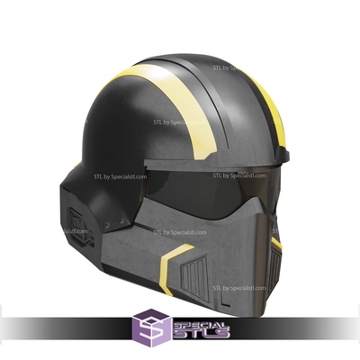 cosplay stl files helldivers 2 helmet v2 specialstl 3d print model - Mito3D