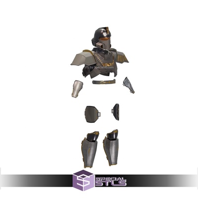 cosplay stl files helldivers hero of federation armor set specialstl 3d print model - Mito3D