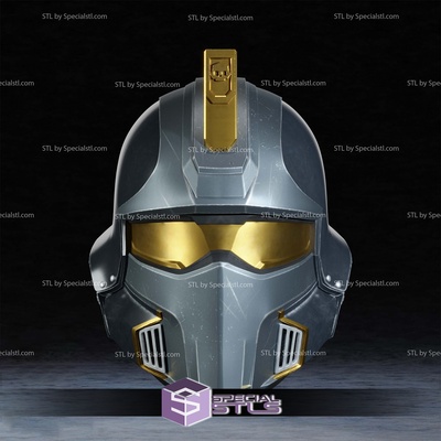 cosplay stl files hero of federation helmet specialstl 3d print model - Mito3D