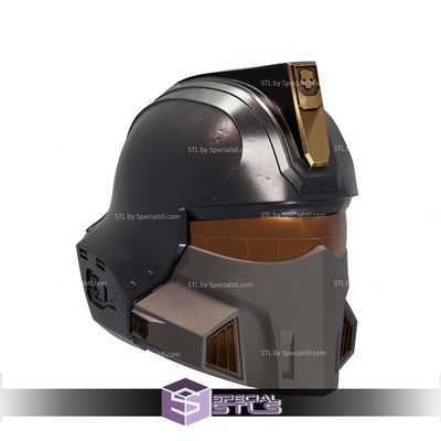 cosplay stl files hero of federation helmet v2 specialstl 3d print model - Mito3D