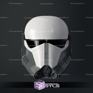 cosplay stl files imperial mandalorian commando helmet 3d print 3d print model - Mito3D