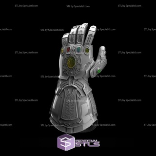 cosplay stl files infinity thanos gauntlet 3d print model - Mito3D