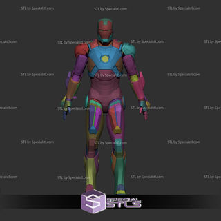 cosplay stl files iron man mark 7 wearable 3d print 3d print model - Mito3D