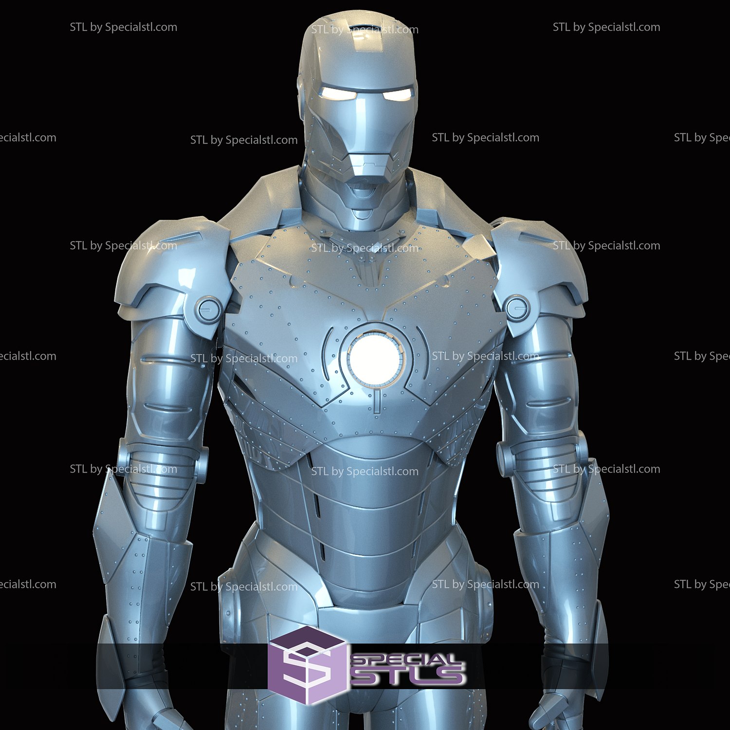 cosplay stl files iron man mark iii full body armor suit 3D print model - Mito3D