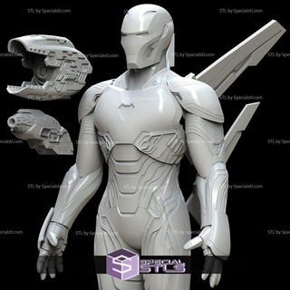 cosplay stl dossiers fer homme marque armure mk 50 3d print model - Mito3D