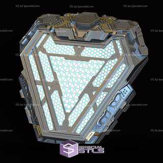 cosplay stl files iron man mark lxxxv mk 85 nano arc reactor 3d print model - Mito3D