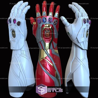 cosplay stl archivos hierro hombre marca lxxxv mk 85 nano infinito guantelete 3d print model - Mito3D