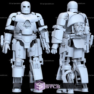 cosplay stl archivos hierro hombre marca mk 1 Tony rígido completo armadura 3d print model - Mito3D