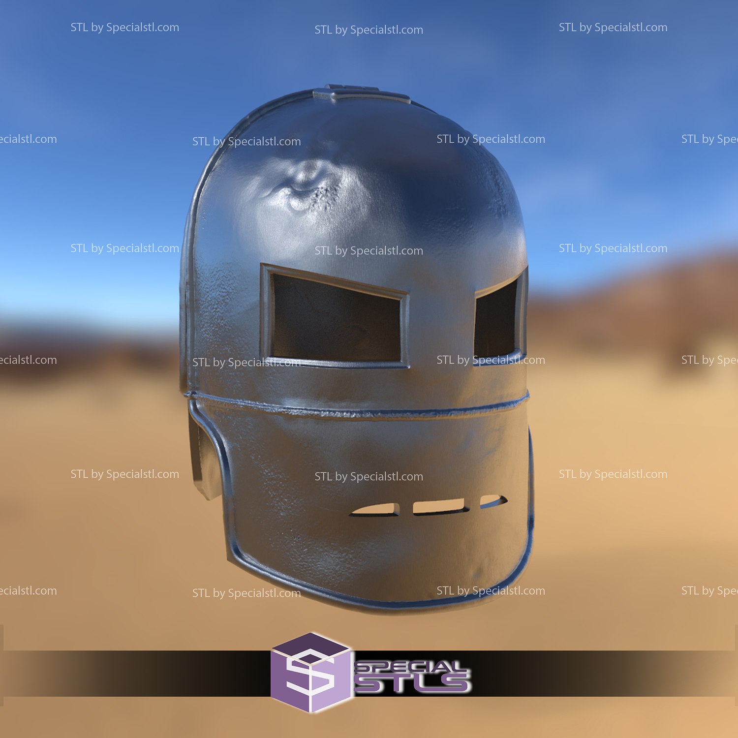 cosplay stl files iron man mk1 helmet 3D print model - Mito3D