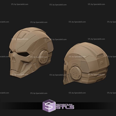 cosplay stl files iron man punisher helmet specialstl 3d print model - Mito3D