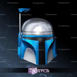 cosplay stl File jango fett casco indossabile 3d print model - Mito3D