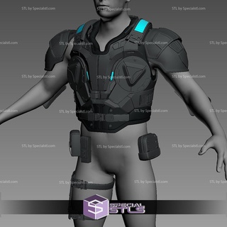 cosplay stl files jd fenix gears war 4 full body armor 3d print model - Mito3D