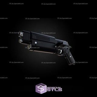cosplay stl files k-16 bryer pistol 3d print model - Mito3D