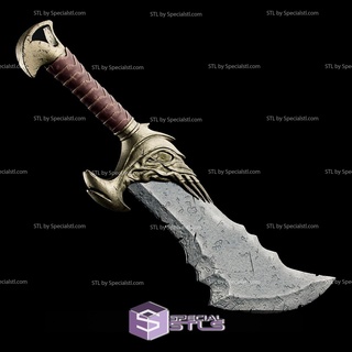 cosplay stl File kratos lame caos Dio guerra 3d Stampa indossabile 3d print model - Mito3D
