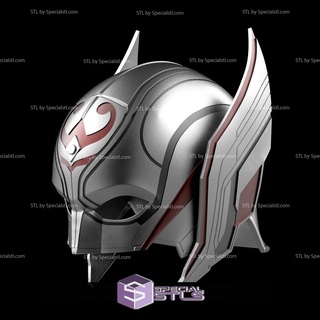 cosplay stl files lady thor helmet love thunder 3d print wearable 3d print model - Mito3D